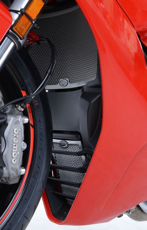 OSŁONA CHŁODNICY RG RACING DUCATI SUPERSPORT (S) 17- 20/950 SUPERSPORT (S) 21- SILVER