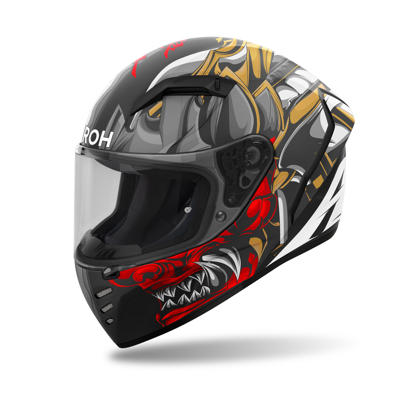 KASK MOTOCYKLOWY AIROH CONNOR SAMURAI MATT