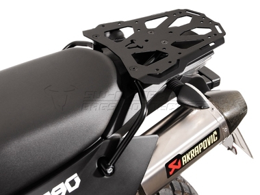 STELAŻ POD BAGAŻ CENTRALNY STEEL-RACK SW-MOTECH KTM LC8 950-990 ADVENTURE BLACK