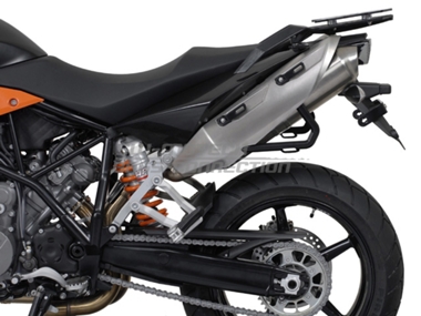 ZESTAW KUFRÓW BOCZNYCH TRAX ADV I STELAŻY SW-MOTECH KTM 990 SM/SM-T/SM-R/950 SM SILVER 45/45L