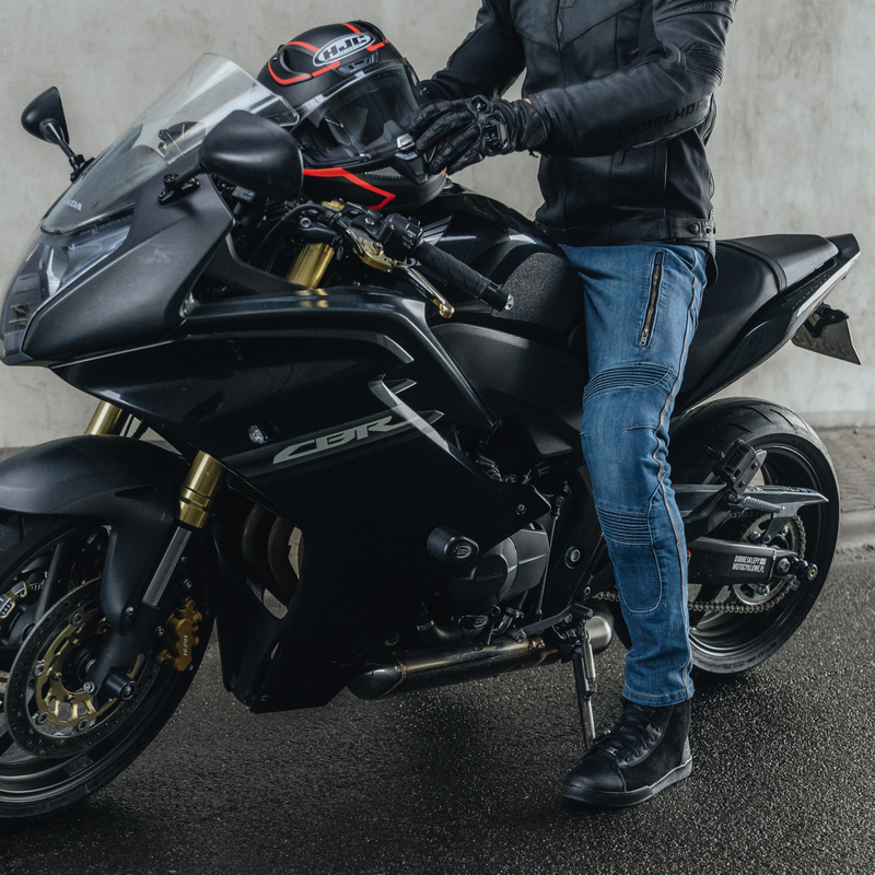 JEANSY MOTOCYKLOWE REBELHORN VANDAL DENIM BLACK
