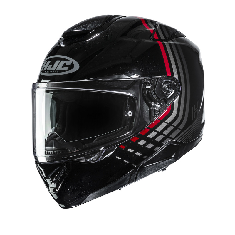 KASK MOTOCYKLOWY HJC RPHA72 VELDINE BLACK RED XL