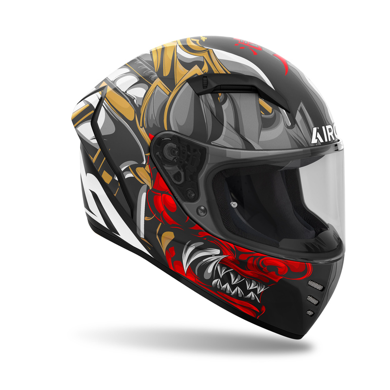 KASK MOTOCYKLOWY AIROH CONNOR SAMURAI MATT