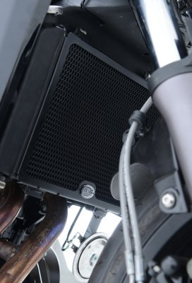 OSŁONA CHŁODNICY RG RACING WK/CF MOTO 650I BLACK