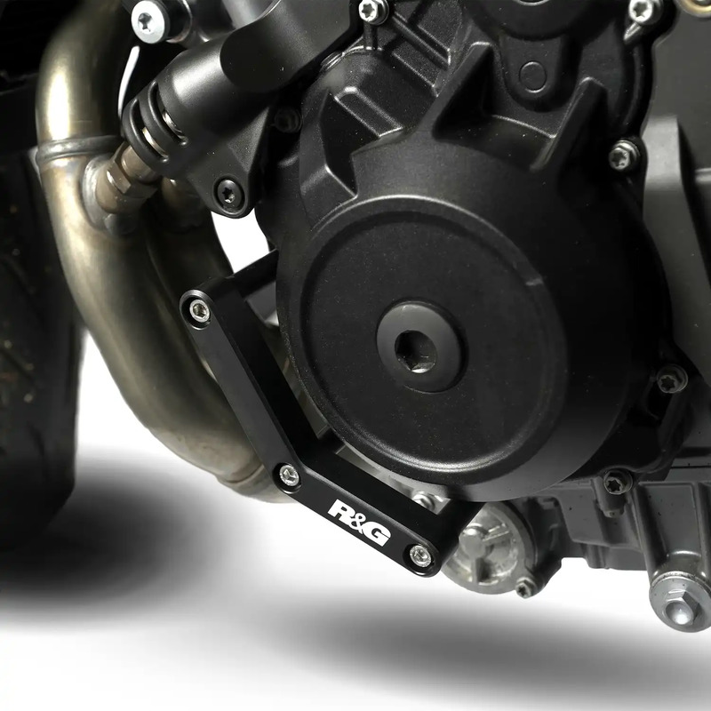 SLIDERY SILNIKA RG RACING KTM 990 DUKE 24-, LEWA STRONA BLACK