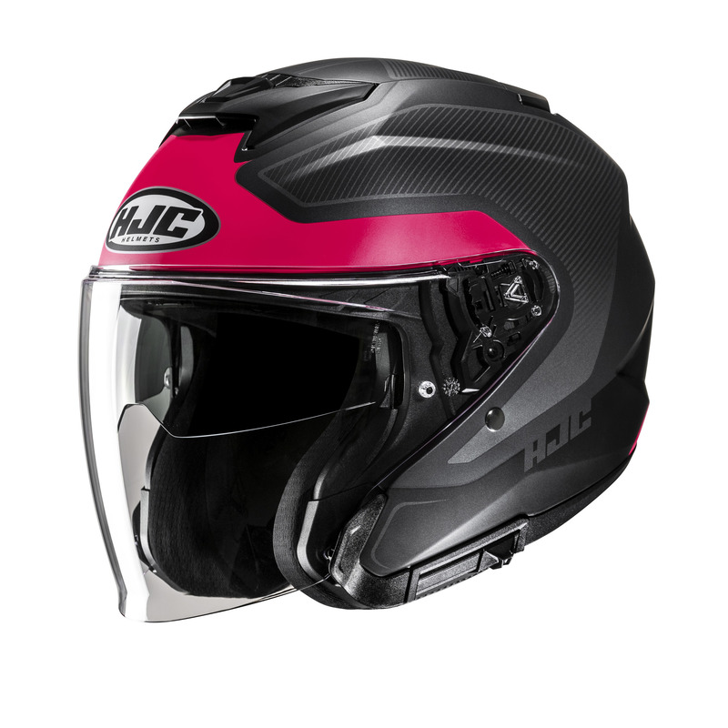 KASK MOTOCYKLOWY HJC I31 TEVIS BLACK PINK L