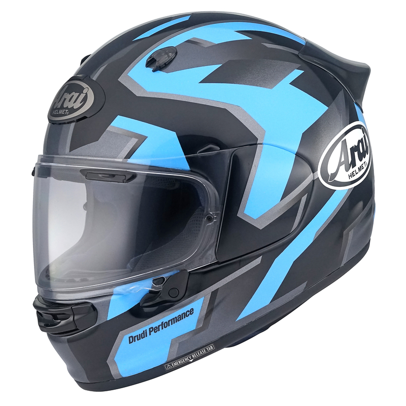 KASK MOTOCYKLOWY ARAI QUANTIC ROBOTIK BLUE M