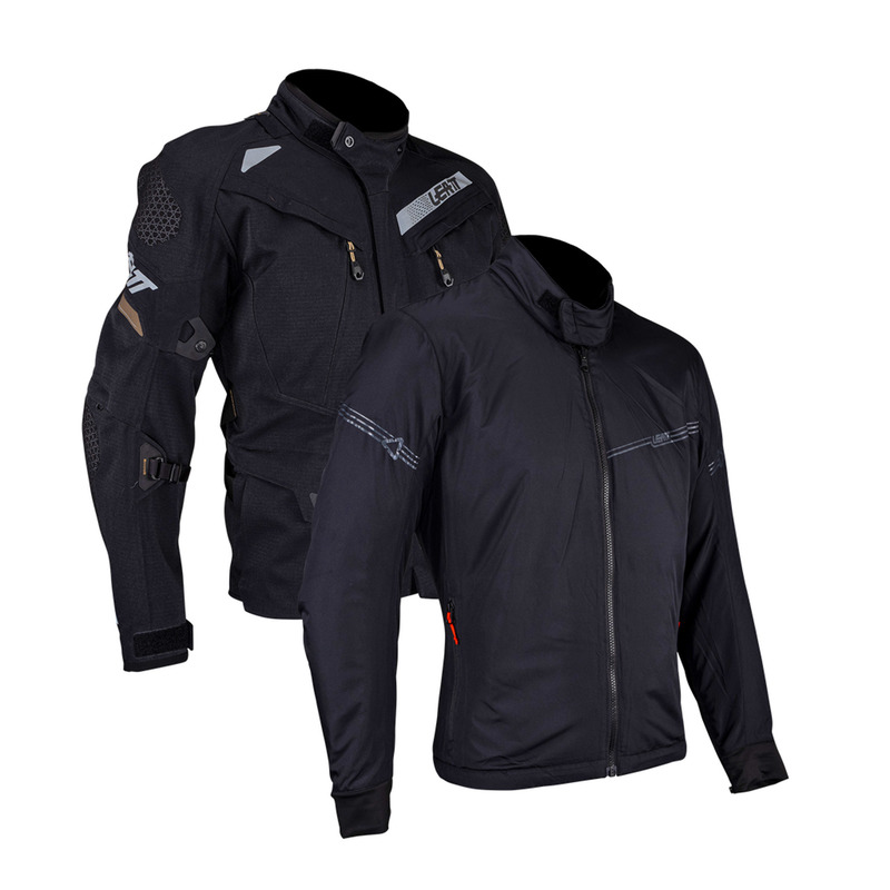 KURTKA MOTOCYKLOWA TEKSTYLNA LEATT ADV DRITOUR 7.5 STEALTH BLACK GREY