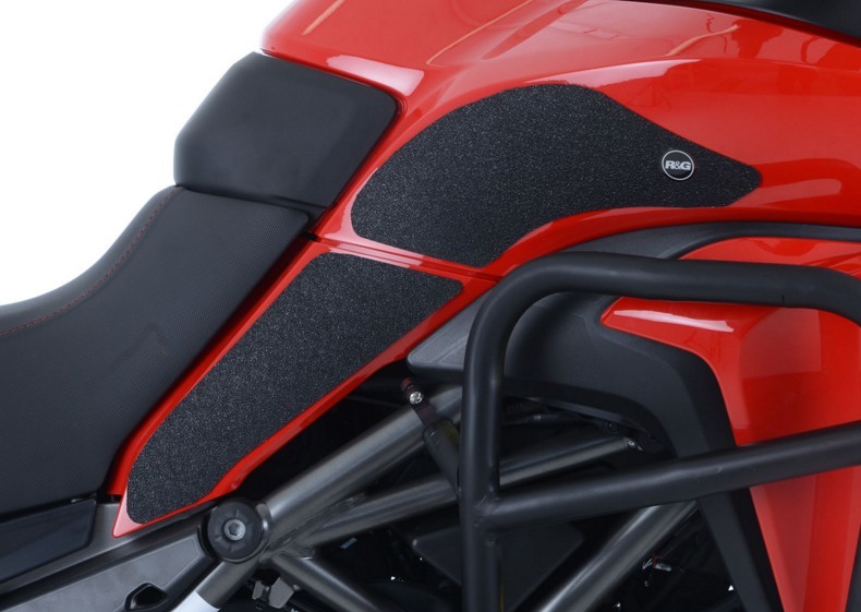 NAKLEJKA NA BAK TANKPAD ANTYPOŚLIZGOWY 4 CZĘŚCI RG RACING DUCATI 950 MULTISTRADA (17-) BLACK
