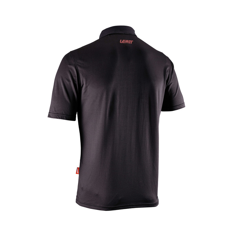 T-SHIRT LEATT POLO TEAM BLACK