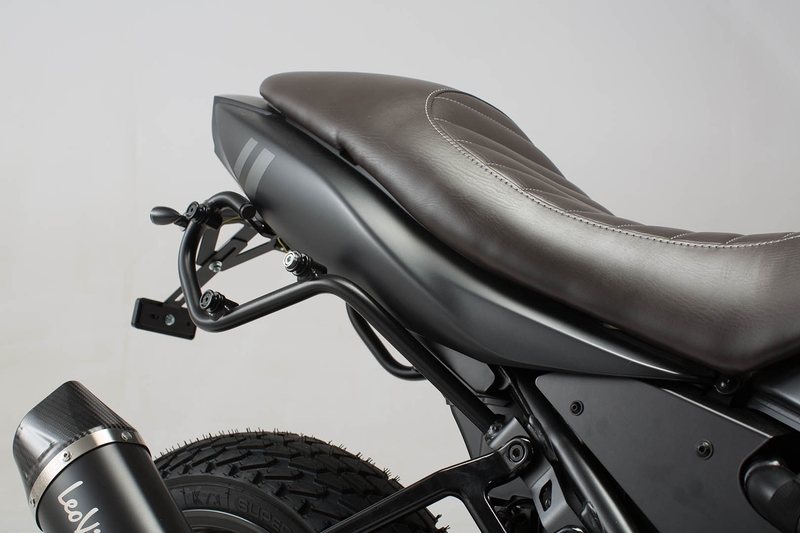 ZESTAW SAKW I STELAŻY LEGEND GEAR SW-MOTECH SUZUKI SV650 ABS (15-)/ SV650 X (18-) BROWN