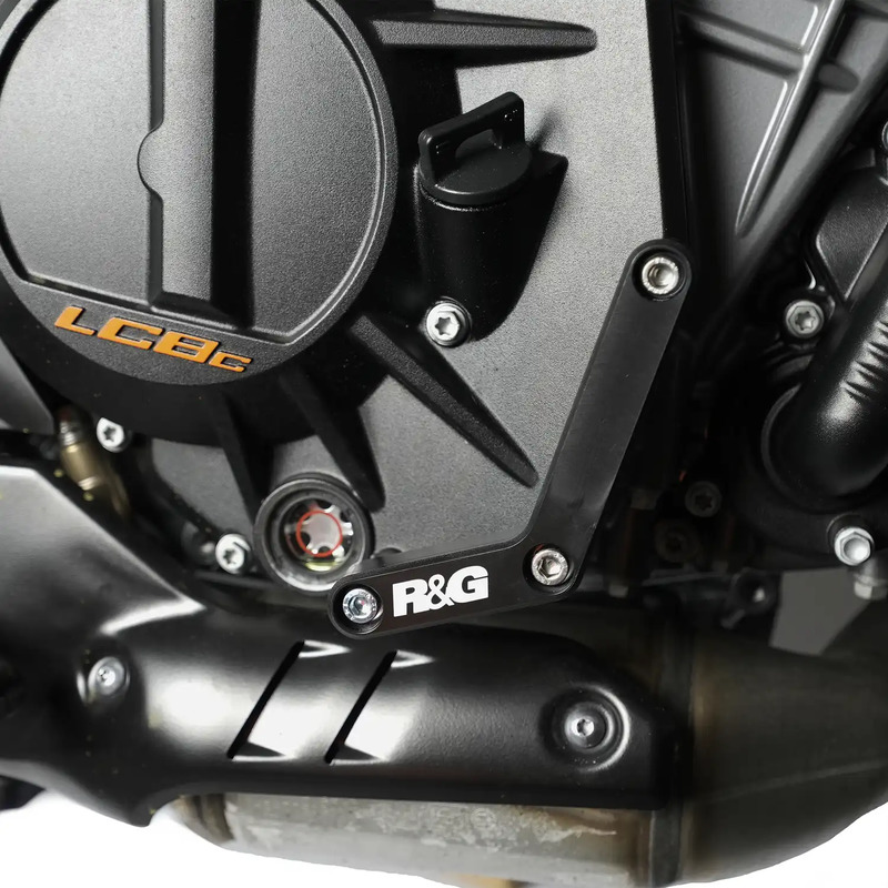 SLIDERY SILNIKA RG RACING KTM 990 DUKE 24-, PRAWA STRONA BLACK