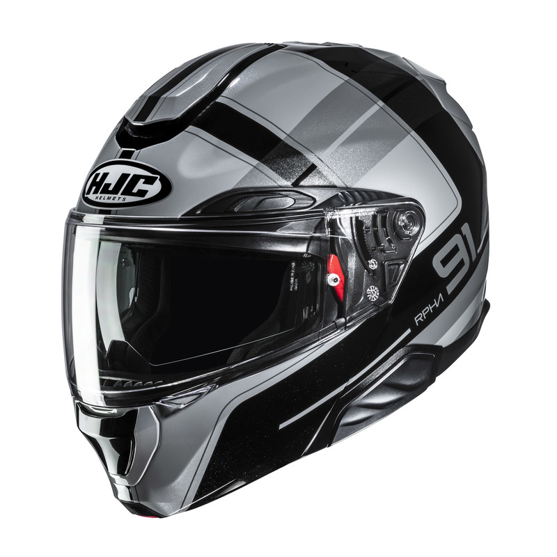KASK MOTOCYKLOWY HJC RPHA91 RIU BLACK GREY XS