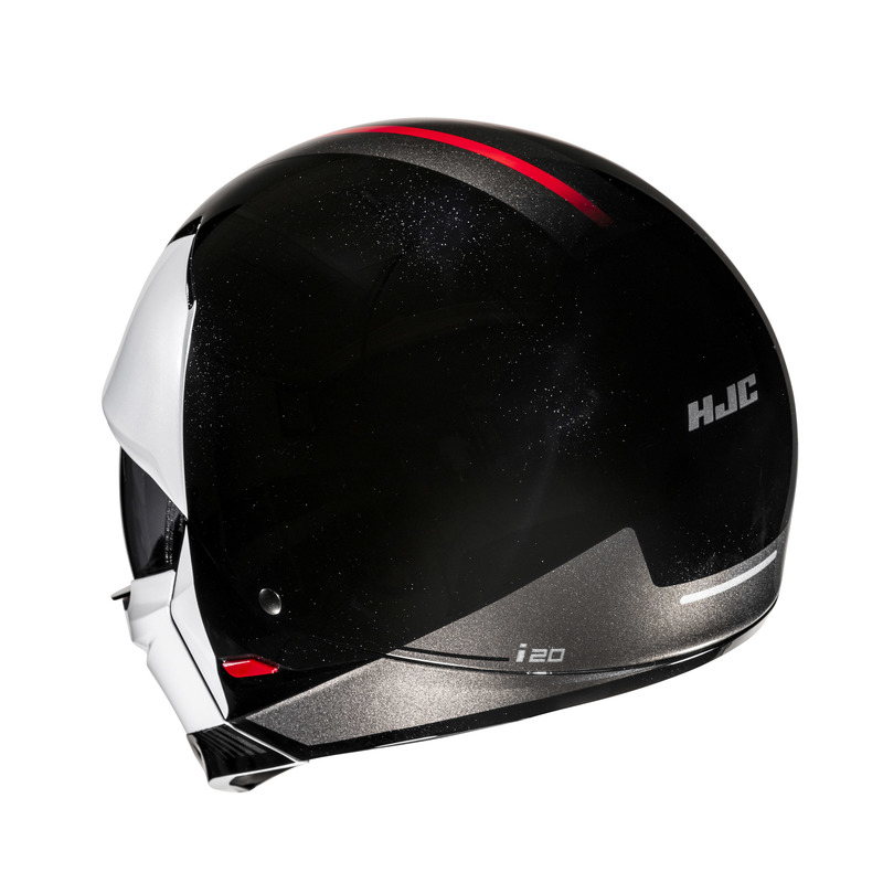KASK MOTOCYKLOWY HJC I20N VENA WHITE BLACK S
