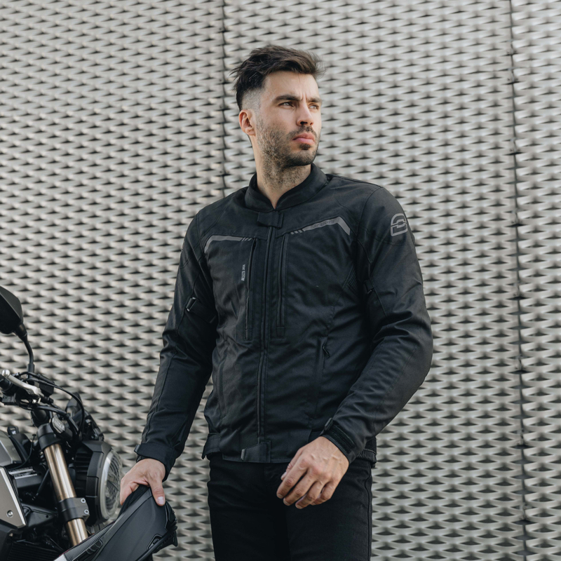 KURTKA MOTOCYKLOWA TEKSTYLNA OZONE DELTA 4 BLACK