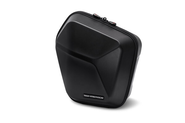 ZESTAW KUFRA BOCZNEGO URBAN ABS I STELAŻA SW-MOTECH BMW R NINET G/S/SCRAMBLER (19-) BLACK 1X16,5L