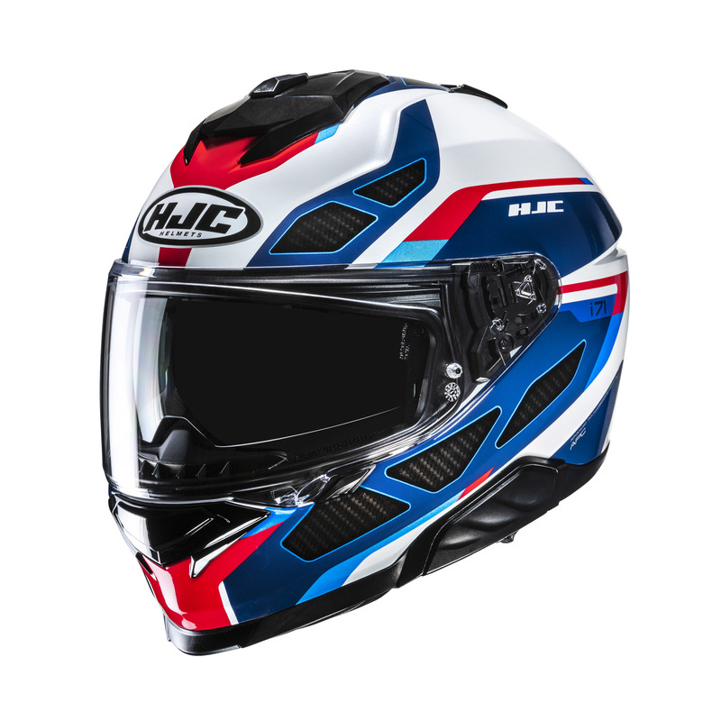 KASK MOTOCYKLOWY HJC I71 ZEST BLUE RED L