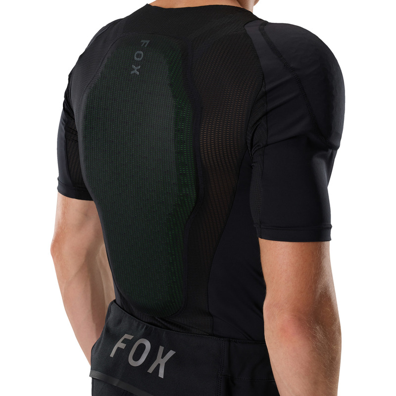 KOSZULKA Z OCHRANIACZAMI Z KRÓTKIM RĘKAWEM FOX BASEFRAME PRO SS BLACK XL