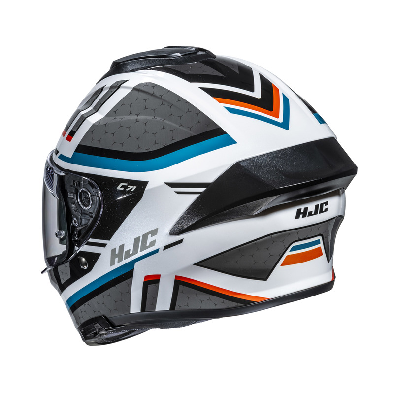 KASK MOTOCYKLOWY HJC C71 NOVAH GREY BLUE XXL