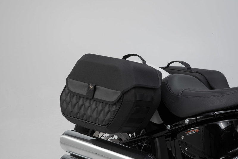 ZESTAW SAKW I STELAŻY LEGEND GEAR LH2/LH1 SW-MOTECH 25,5/19,5L HARLEY-DAVIDSON SOFTAIL SLIM (17-)