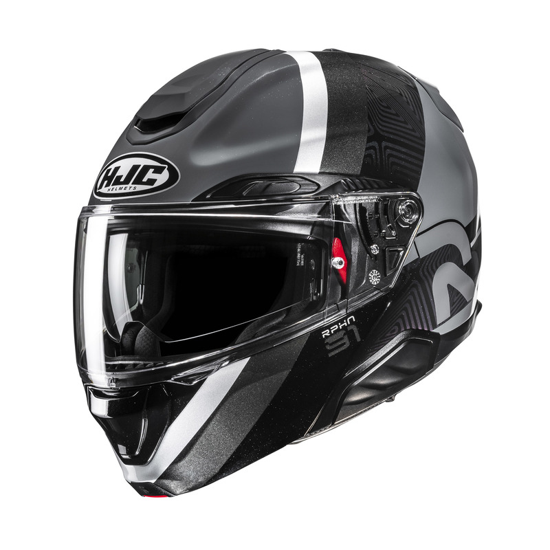 KASK MOTOCYKLOWY HJC RPHA91 FENSH BLACK GREY XS