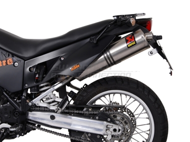 ZESTAW KUFRÓW BOCZNYCH TRAX ADV I STELAŻY SW-MOTECH KTM 950 ADV/990 ADV (03-) SILVER 45/45L