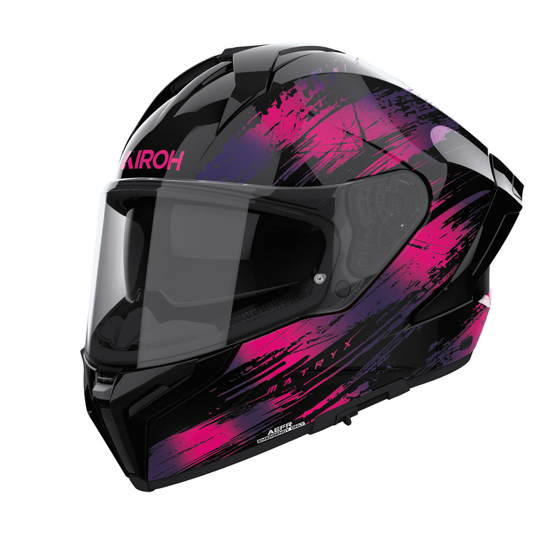 KASK MOTOCYKLOWY AIROH MATRYX REFLEX VIOLET GLOSS L