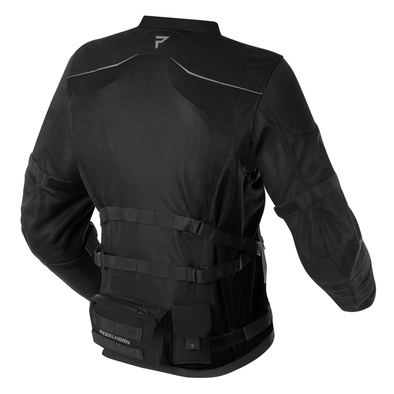 KURTKA MOTOCYKLOWA TEKSTYLNA REBELHORN BRUTALE BLACK