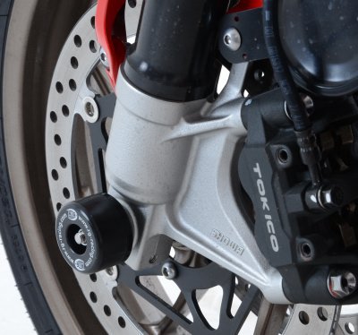 SLIDERY PRZEDNIEGO ZAWIESZENIA RG RACING HONDA VFR800 14- BLACK