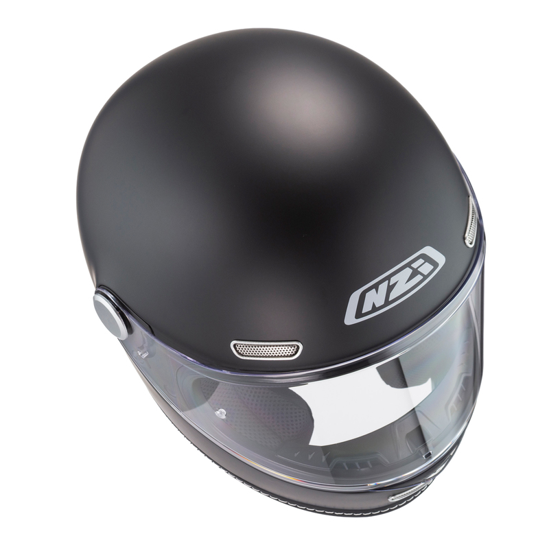 KASK MOTOCYKLOWY NZI REVIVAL MATT BLACK
