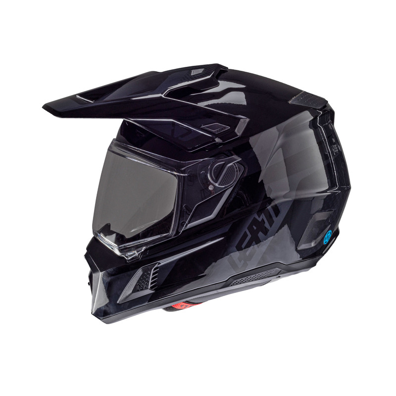 KASK MOTOCYKLOWY Z GOGLAMI LEATT KIT ADV 8.5 STEALTH S