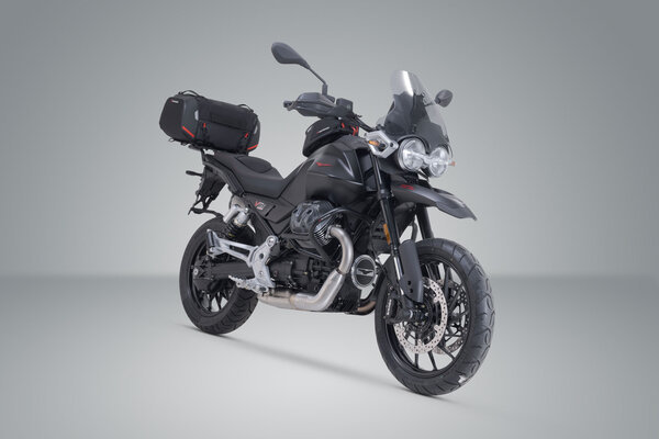 ZESTAW TORBA TYLNA I STELAŻ SW-MOTECH RACKPACK MOTO GUZZI V85 STRADA (24-)
