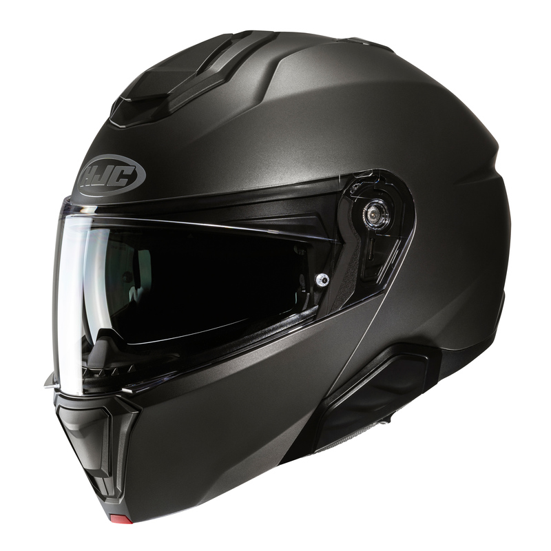 KASK MOTOCYKLOWY HJC I91 SOLID SEMI FLAT TITANIUM S