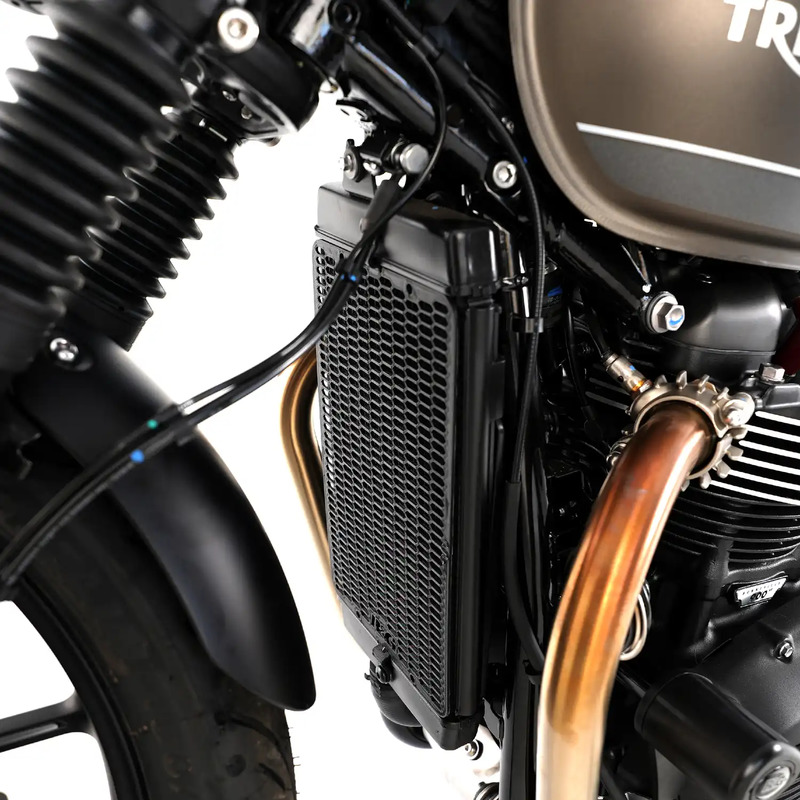 OSŁONA CHŁODNICY RG RACING PRO TRIUMPH BONNEVILLE T120 16- / T100 17- / SPEED TWIN 1200 19-21 / SPEE