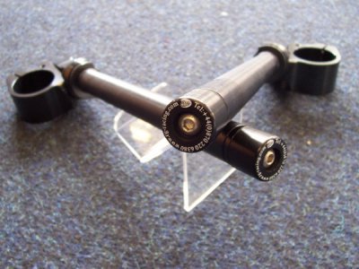 KOŃCÓWKI KIEROWNICY RG RACING GILLES PLAIN BARS BLACK