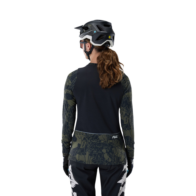 BLUZA ROWEROWA DAMSKA FOX DEFEND THERMAL LUNAR SE BLACK L