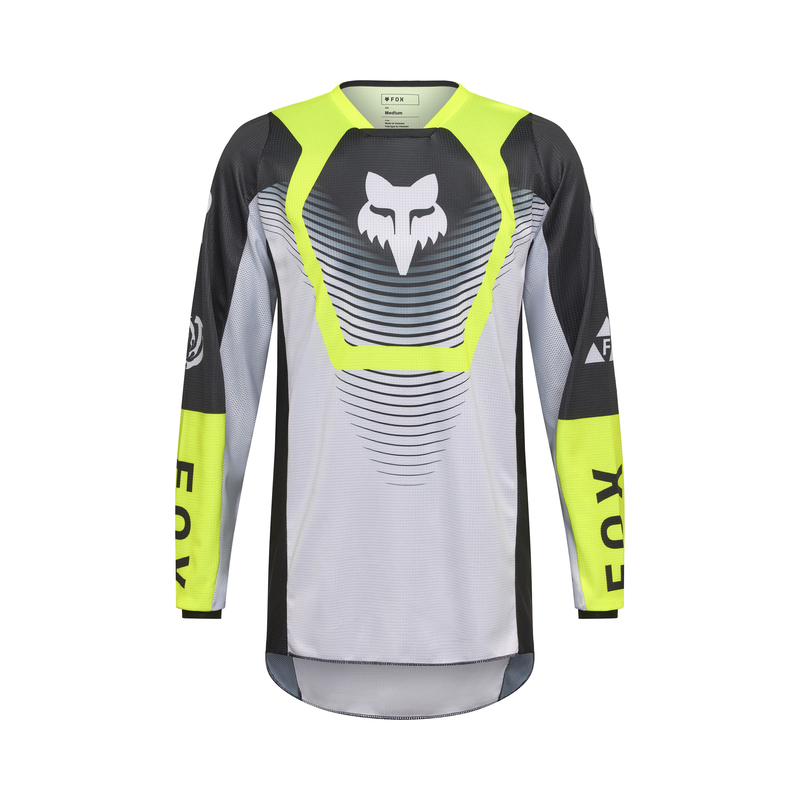 BLUZA MOTOCYKLOWA FOX 180 COLLECT GREY YELLOW