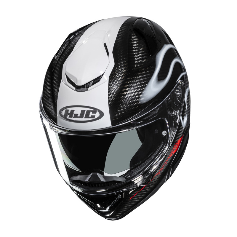 KASK MOTOCYKLOWY HJC RPHA72 CARBON GAREN BLACK WHITE XXL