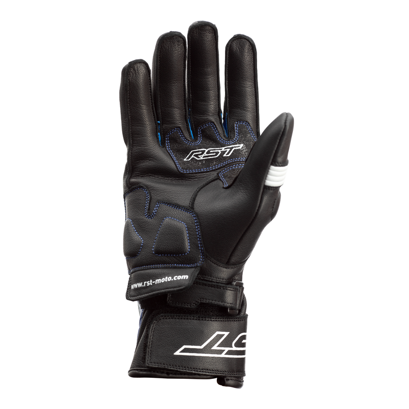 RĘKAWICE MOTOCYKLOWE RST PILOT BLACK BLUE WHITE XL