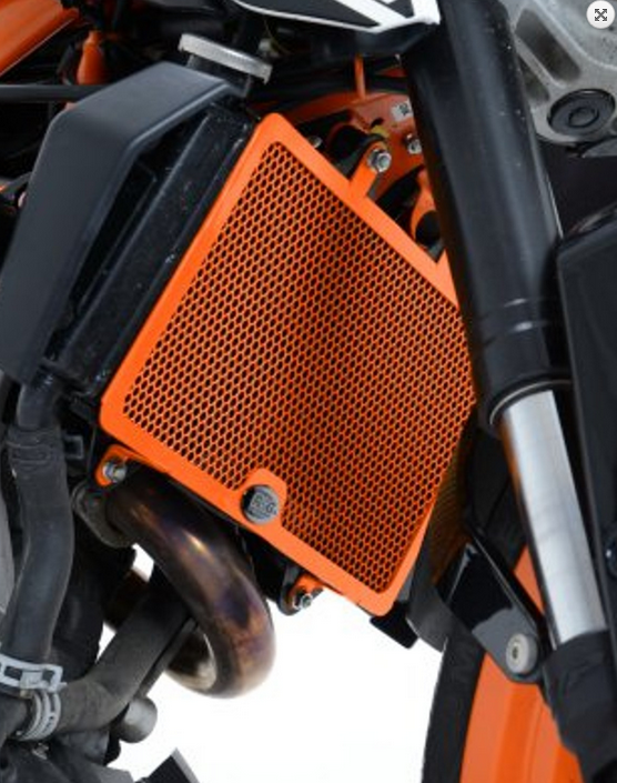 OSŁONA CHŁODNICY RG RACING DUCATI M1200/MONSTER 821/SUPERSPORT (S) 17- 20/DIAVEL 1260(S) -20 SILVER