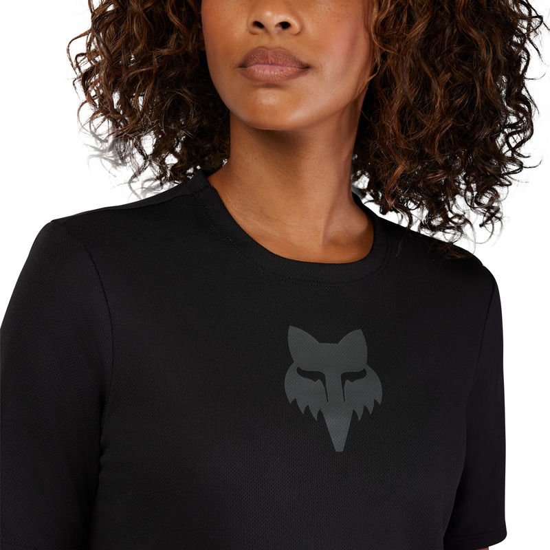 KOSZULKA ROWEROWA DAMSKA FOX RANGER HEAD BLACK XS