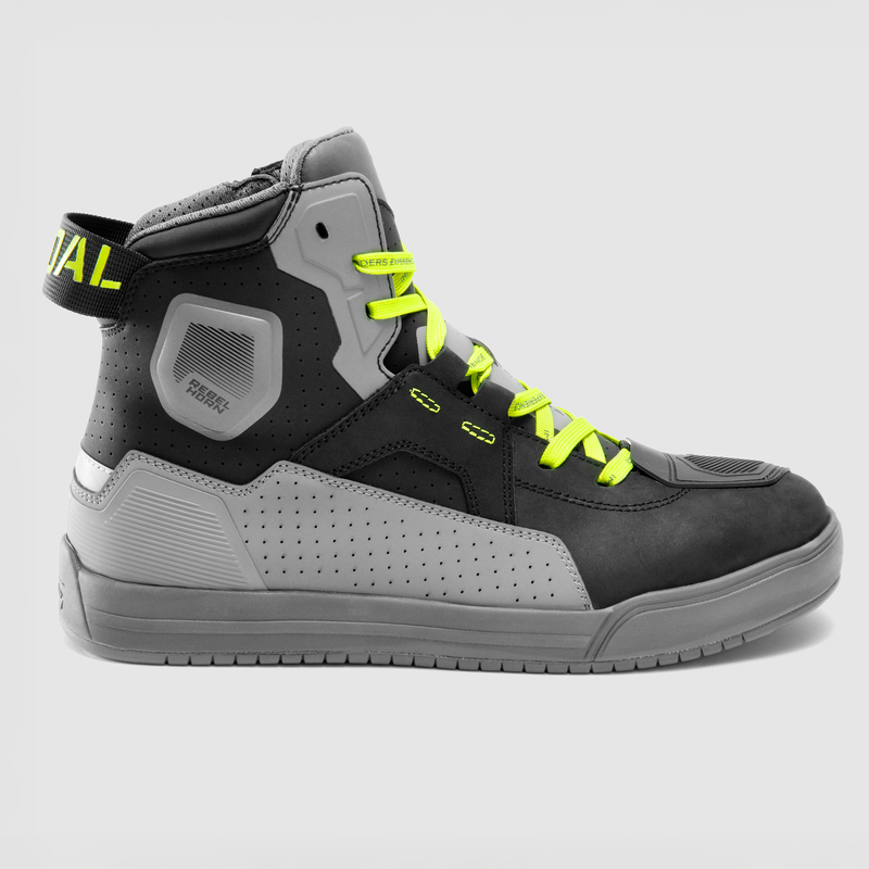 BUTY MOTOCYKLOWE REBELHORN VANDAL 2 BLACK GREY FLUO YELLOW