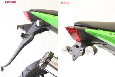 MOCOWANIE TABLICY REJESTRACYJNEJ RG RACING KAWASAKI NINJA 250R 08- 12