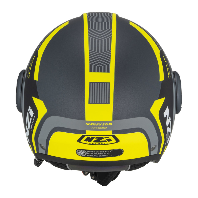KASK MOTOCYKLOWY NZI RINGWAY 2 DUO CONNECTED ANTRACITE GREY MATT