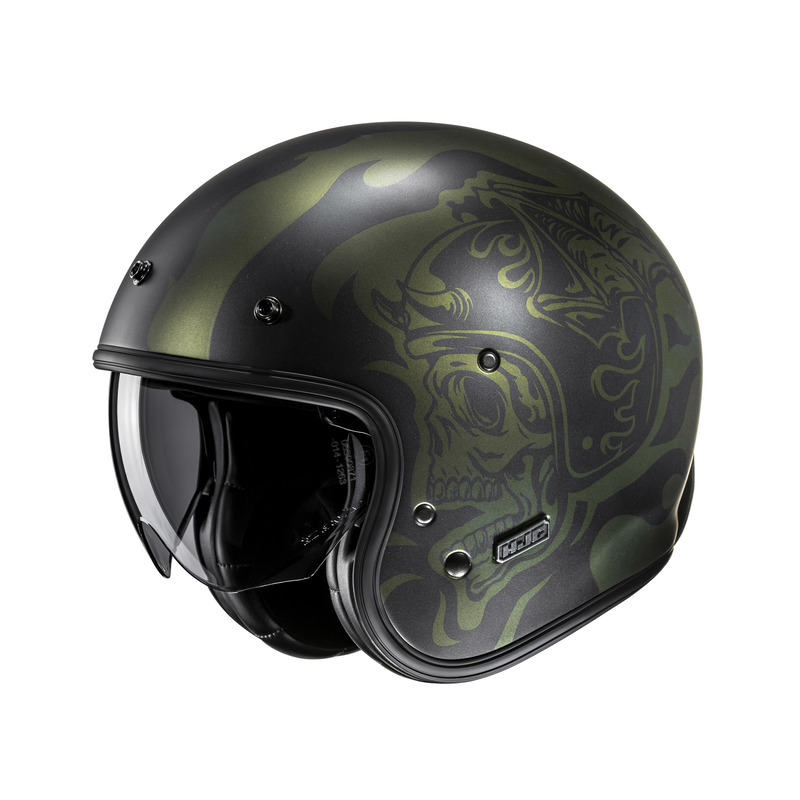 KASK MOTOCYKLOWY HJC V31 FLAME BLACK XS