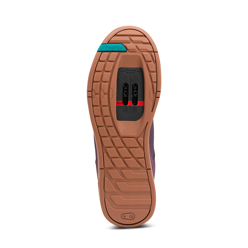 BUTY CRANKBROTHERS MALLET LACE PURPLE TEAL BLUE - GUM OUTSOLE 10.5 (44 EU)