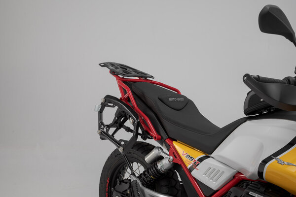 ZESTAW KUFRÓW BOCZNYCH SW-MOTECH DUSC MOTO GUZZI V85 TT (19-23) 33/41 BLACK