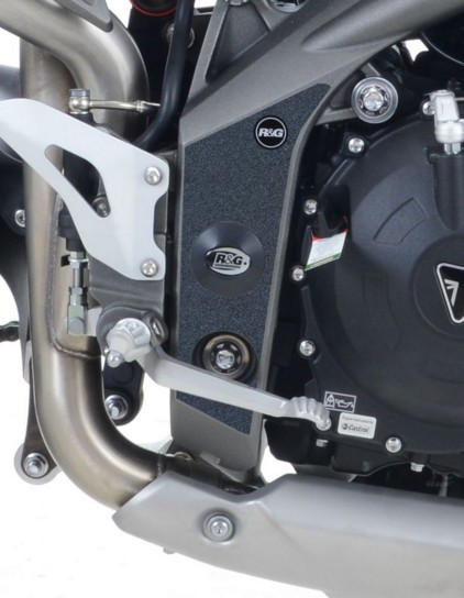 OSŁONA WAHACZA RG RACING TRIUMPH SPEED TRIPLE 11-15/SPEED TRIPLE S/R 16-/RS 18-, 2 CZĘŚCI BLACK