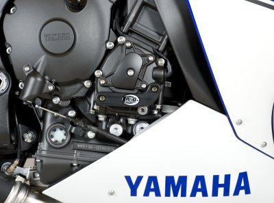 SLIDERY SILNIKA RG RACING YAMAHA YZF-R1 09-14, PRAWA STRONA BLACK