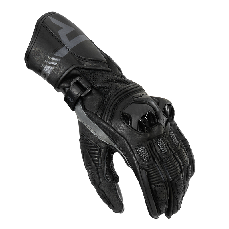 RĘKAWICE MOTOCYKLOWE REBELHORN ST LONG BLACK GREY